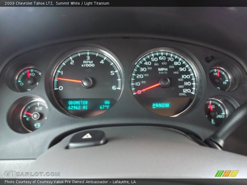 Summit White / Light Titanium 2009 Chevrolet Tahoe LTZ