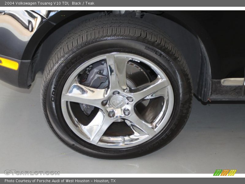 Black / Teak 2004 Volkswagen Touareg V10 TDI