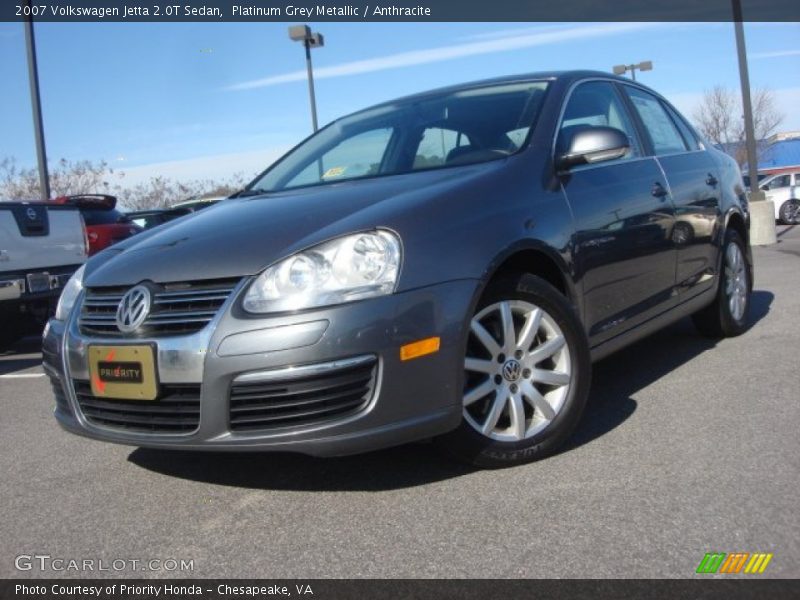 Platinum Grey Metallic / Anthracite 2007 Volkswagen Jetta 2.0T Sedan