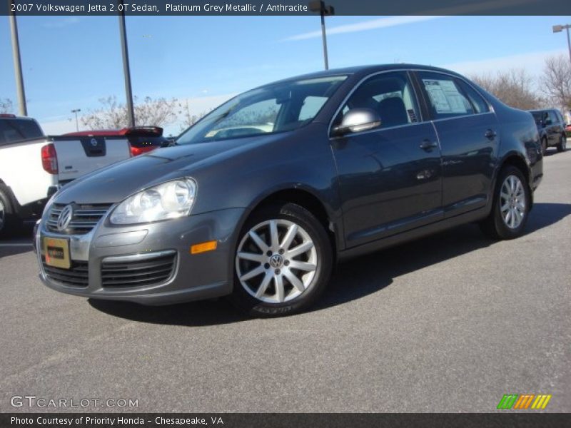 Platinum Grey Metallic / Anthracite 2007 Volkswagen Jetta 2.0T Sedan