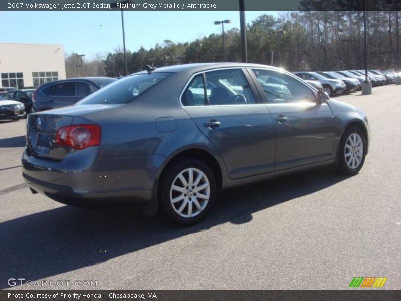 Platinum Grey Metallic / Anthracite 2007 Volkswagen Jetta 2.0T Sedan