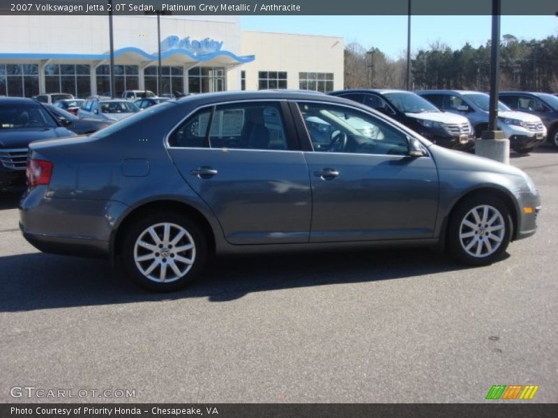 Platinum Grey Metallic / Anthracite 2007 Volkswagen Jetta 2.0T Sedan