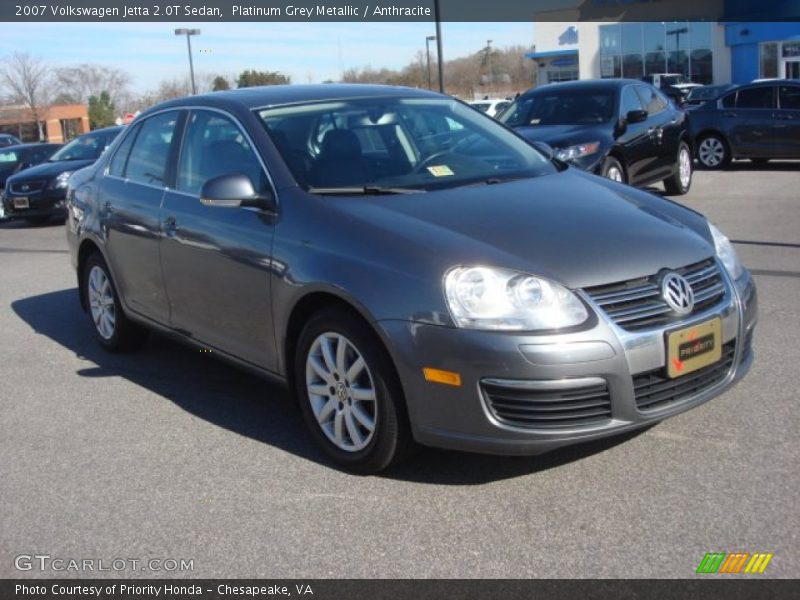 Platinum Grey Metallic / Anthracite 2007 Volkswagen Jetta 2.0T Sedan