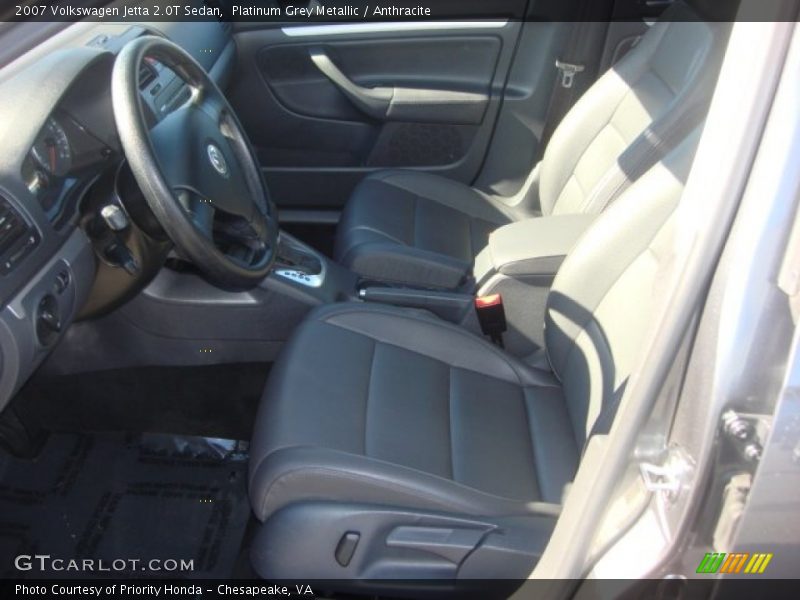 Platinum Grey Metallic / Anthracite 2007 Volkswagen Jetta 2.0T Sedan