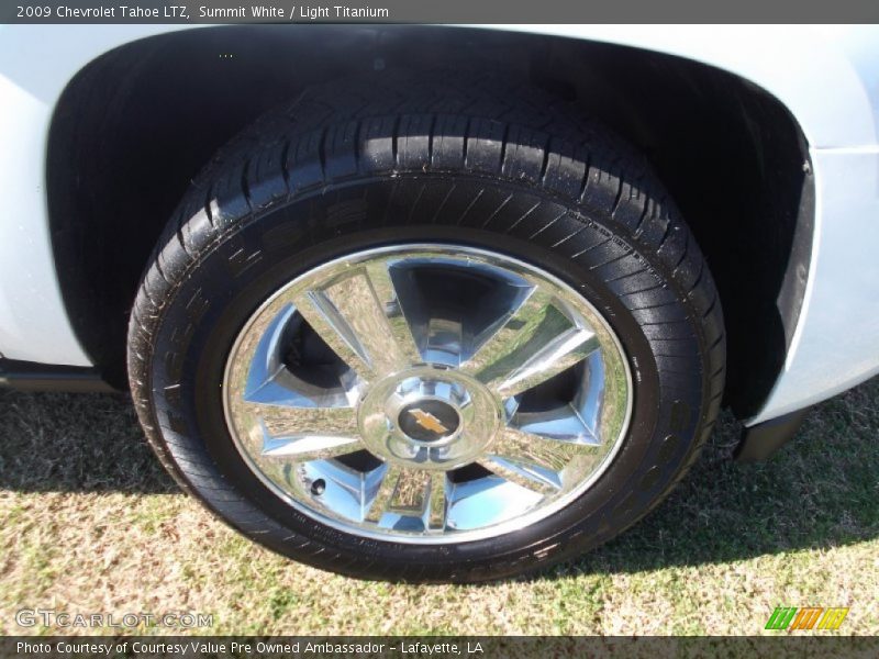 Summit White / Light Titanium 2009 Chevrolet Tahoe LTZ