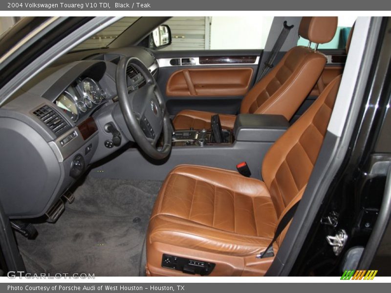 Front Seat of 2004 Touareg V10 TDI