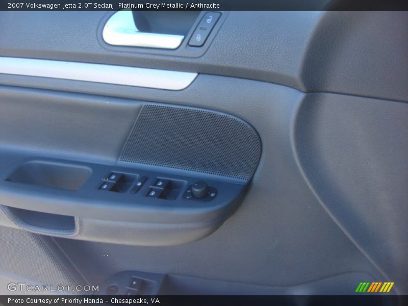 Platinum Grey Metallic / Anthracite 2007 Volkswagen Jetta 2.0T Sedan