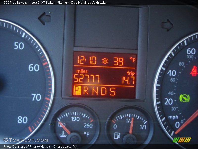 Platinum Grey Metallic / Anthracite 2007 Volkswagen Jetta 2.0T Sedan