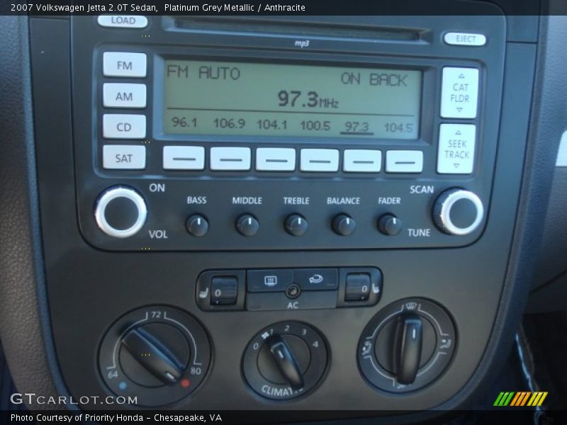 Audio System of 2007 Jetta 2.0T Sedan