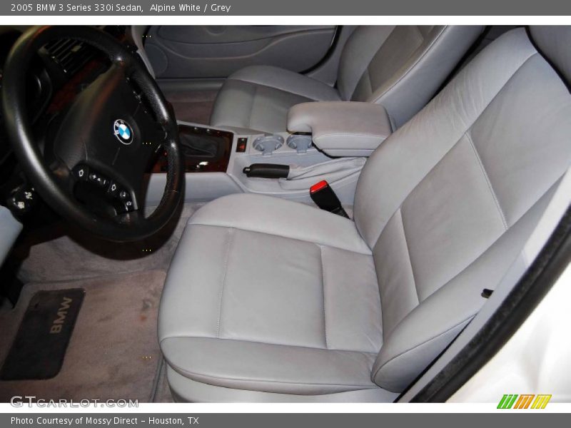 Alpine White / Grey 2005 BMW 3 Series 330i Sedan