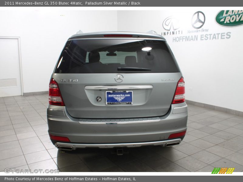 Palladium Silver Metallic / Black 2011 Mercedes-Benz GL 350 Blutec 4Matic