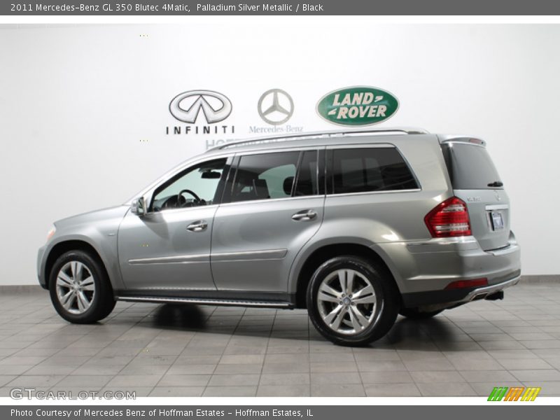 Palladium Silver Metallic / Black 2011 Mercedes-Benz GL 350 Blutec 4Matic