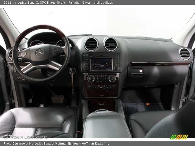 Palladium Silver Metallic / Black 2011 Mercedes-Benz GL 350 Blutec 4Matic