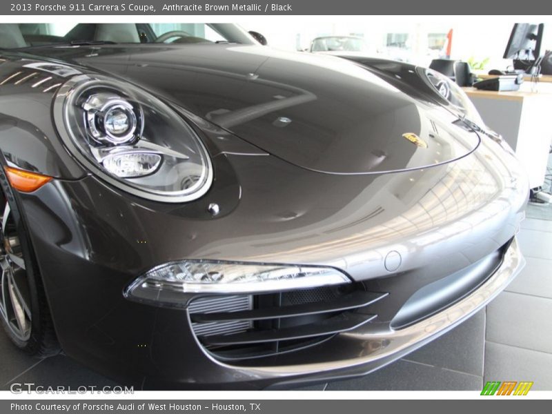 Anthracite Brown Metallic / Black 2013 Porsche 911 Carrera S Coupe