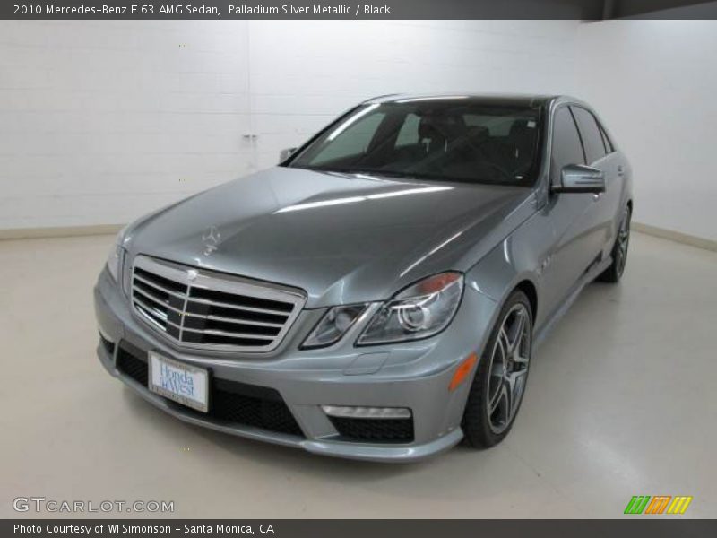 Palladium Silver Metallic / Black 2010 Mercedes-Benz E 63 AMG Sedan