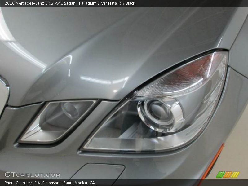 Palladium Silver Metallic / Black 2010 Mercedes-Benz E 63 AMG Sedan