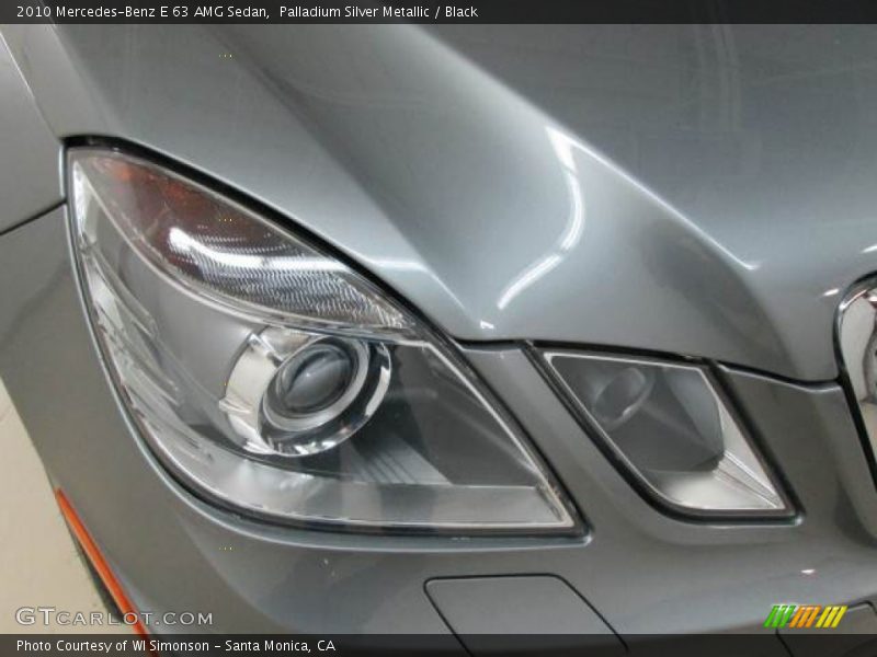 Palladium Silver Metallic / Black 2010 Mercedes-Benz E 63 AMG Sedan