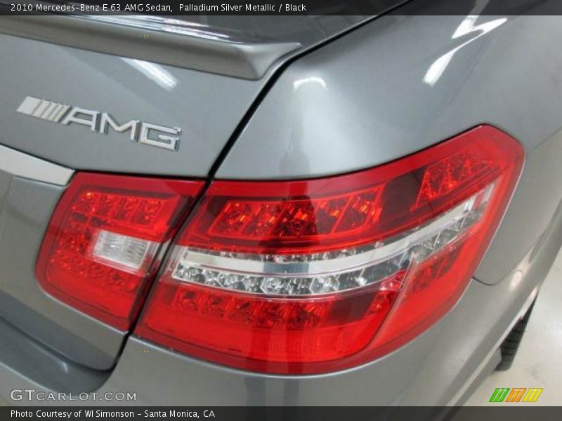 Palladium Silver Metallic / Black 2010 Mercedes-Benz E 63 AMG Sedan