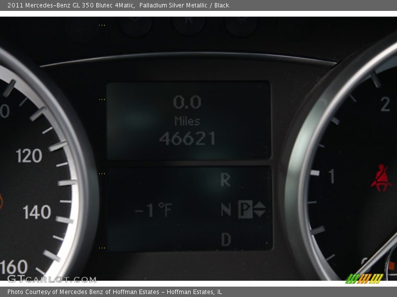 Palladium Silver Metallic / Black 2011 Mercedes-Benz GL 350 Blutec 4Matic