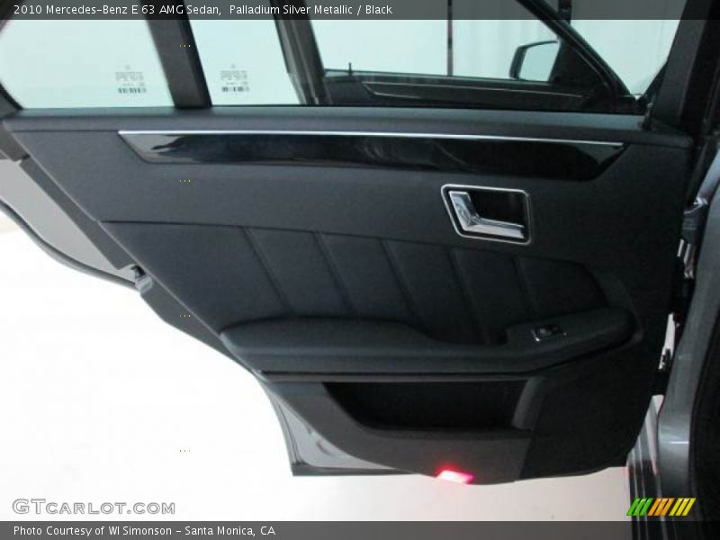 Palladium Silver Metallic / Black 2010 Mercedes-Benz E 63 AMG Sedan