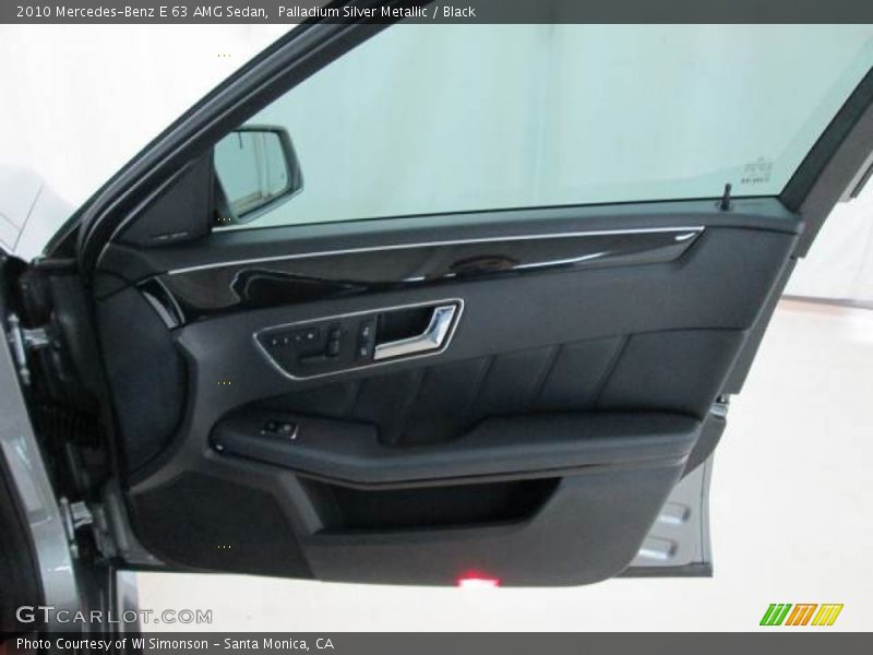 Palladium Silver Metallic / Black 2010 Mercedes-Benz E 63 AMG Sedan