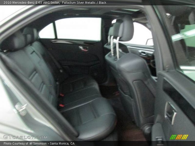 Palladium Silver Metallic / Black 2010 Mercedes-Benz E 63 AMG Sedan