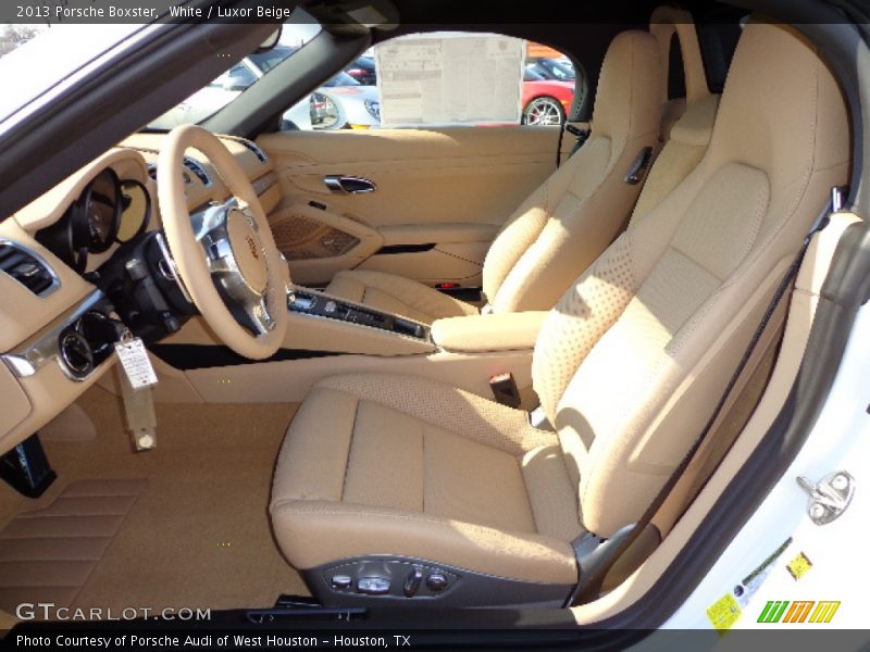 Front Seat of 2013 Boxster 