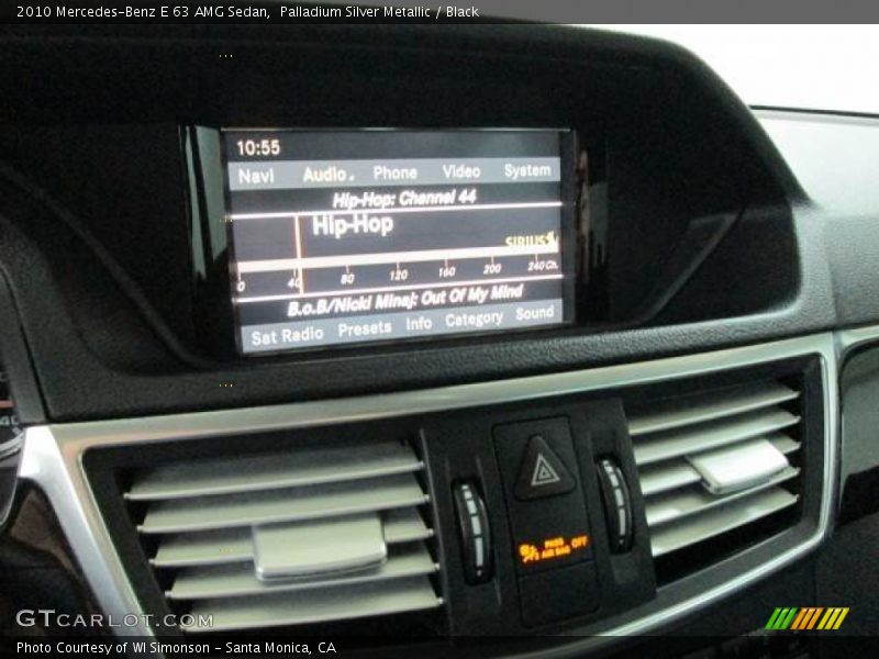Palladium Silver Metallic / Black 2010 Mercedes-Benz E 63 AMG Sedan