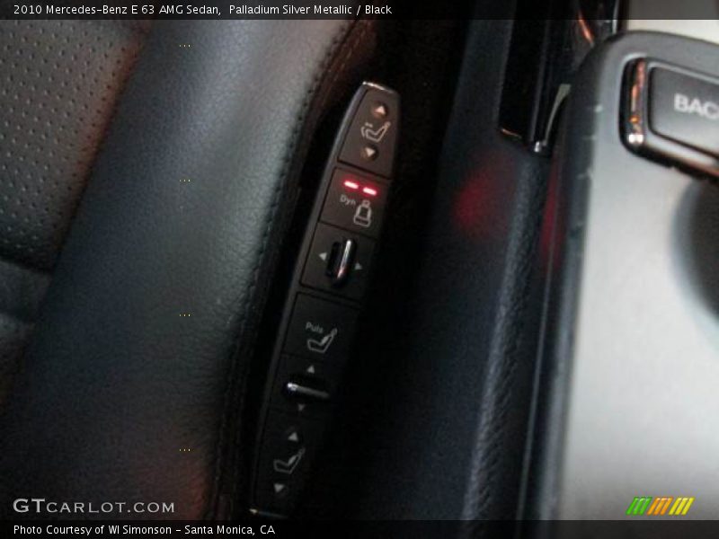 Palladium Silver Metallic / Black 2010 Mercedes-Benz E 63 AMG Sedan