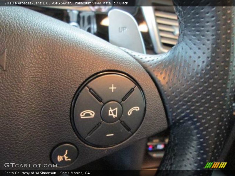 Palladium Silver Metallic / Black 2010 Mercedes-Benz E 63 AMG Sedan