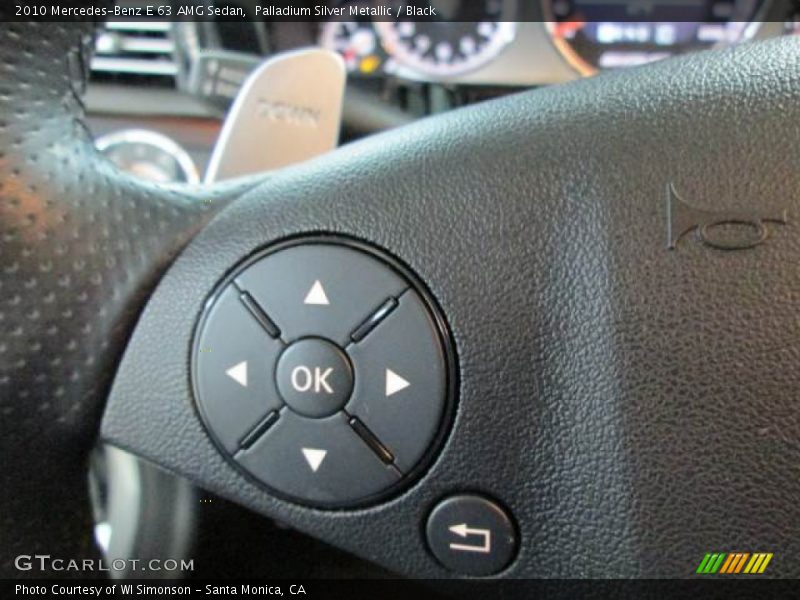 Palladium Silver Metallic / Black 2010 Mercedes-Benz E 63 AMG Sedan
