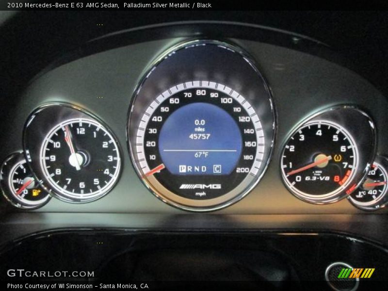  2010 E 63 AMG Sedan 63 AMG Sedan Gauges