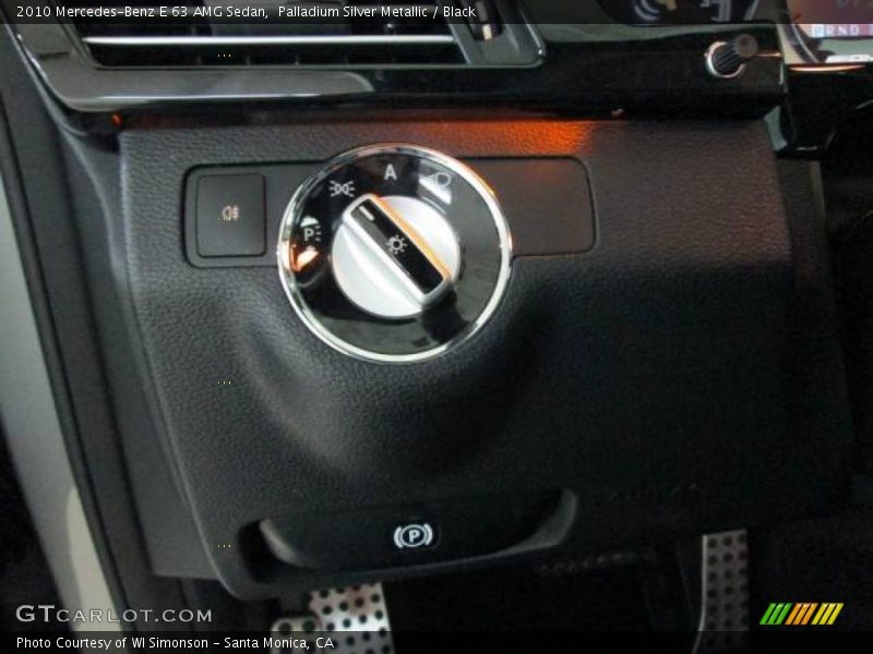 Palladium Silver Metallic / Black 2010 Mercedes-Benz E 63 AMG Sedan