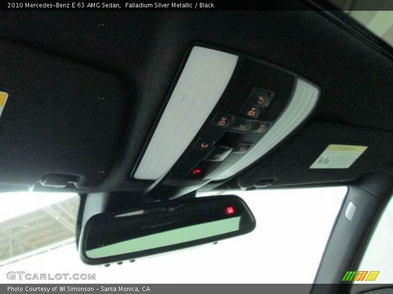 Palladium Silver Metallic / Black 2010 Mercedes-Benz E 63 AMG Sedan