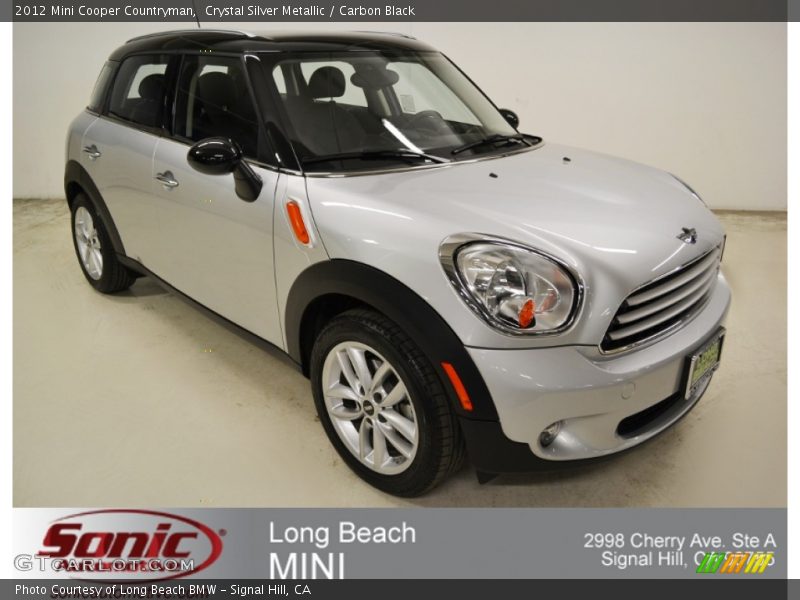 Crystal Silver Metallic / Carbon Black 2012 Mini Cooper Countryman