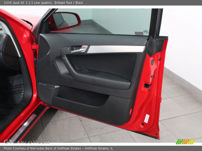 Brilliant Red / Black 2006 Audi A3 3.2 S Line quattro