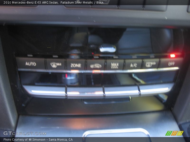 Palladium Silver Metallic / Black 2010 Mercedes-Benz E 63 AMG Sedan