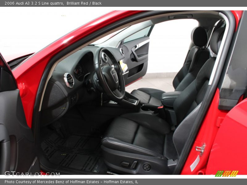 Brilliant Red / Black 2006 Audi A3 3.2 S Line quattro