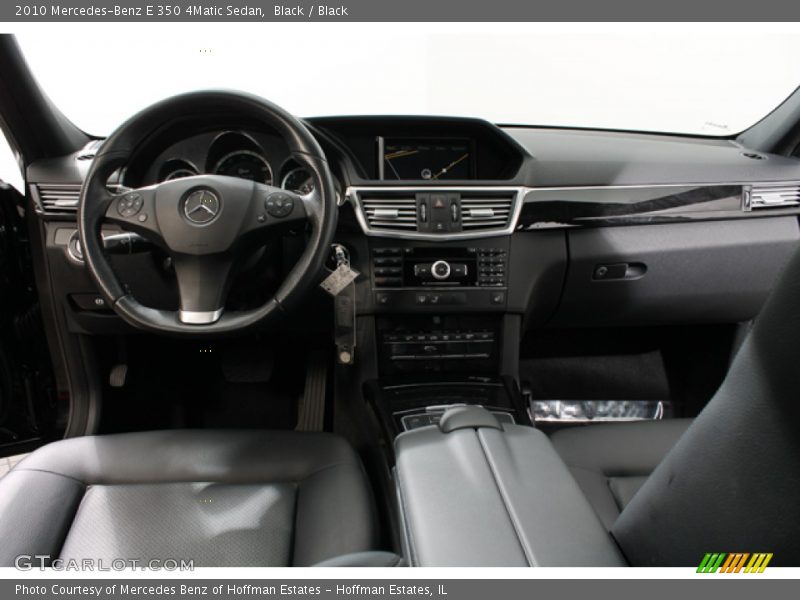 Black / Black 2010 Mercedes-Benz E 350 4Matic Sedan