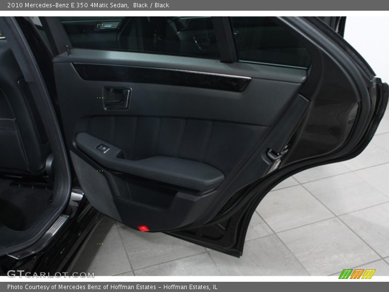 Black / Black 2010 Mercedes-Benz E 350 4Matic Sedan