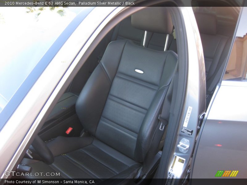 Palladium Silver Metallic / Black 2010 Mercedes-Benz E 63 AMG Sedan