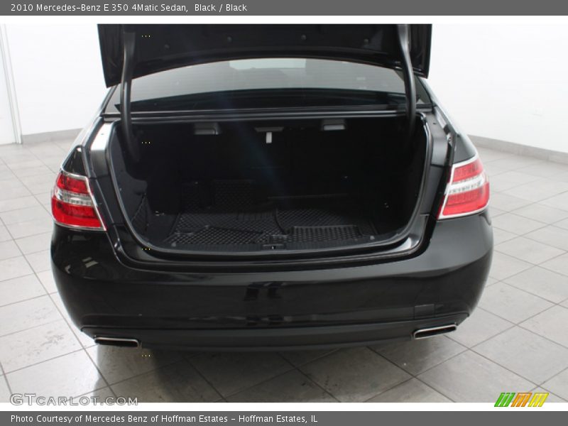 Black / Black 2010 Mercedes-Benz E 350 4Matic Sedan