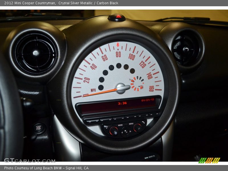 Crystal Silver Metallic / Carbon Black 2012 Mini Cooper Countryman