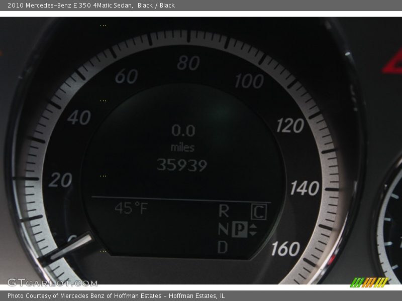 Black / Black 2010 Mercedes-Benz E 350 4Matic Sedan