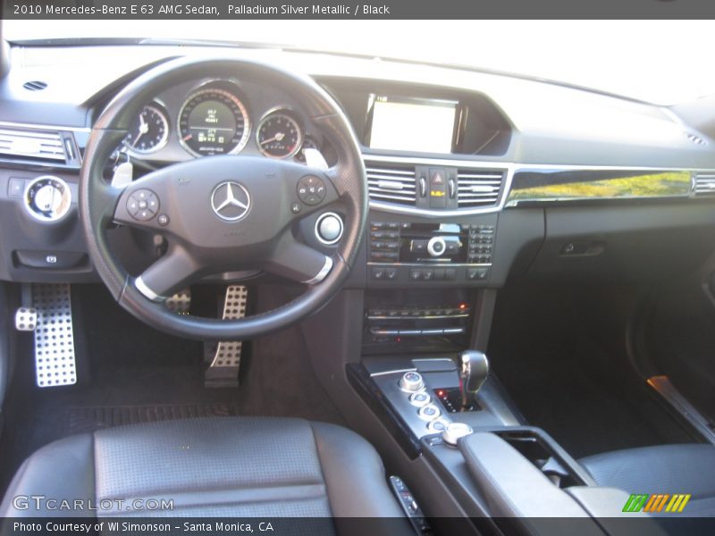 Palladium Silver Metallic / Black 2010 Mercedes-Benz E 63 AMG Sedan