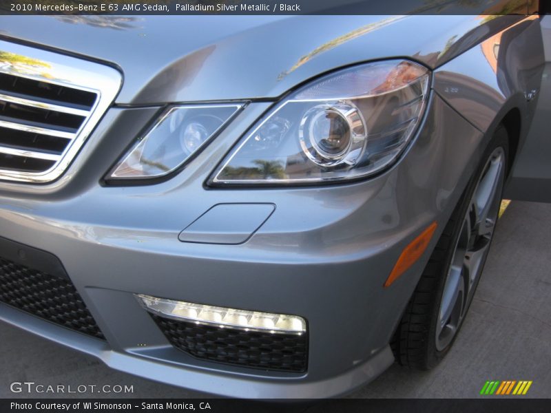 Palladium Silver Metallic / Black 2010 Mercedes-Benz E 63 AMG Sedan