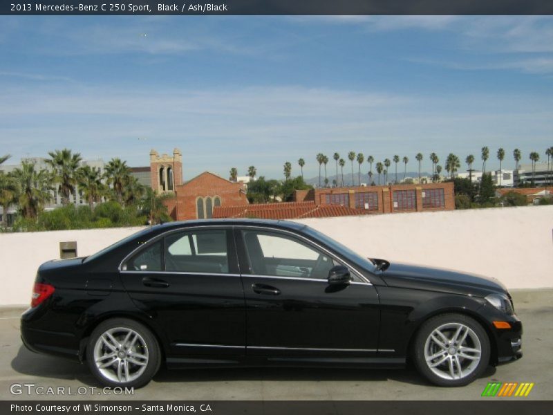 Black / Ash/Black 2013 Mercedes-Benz C 250 Sport