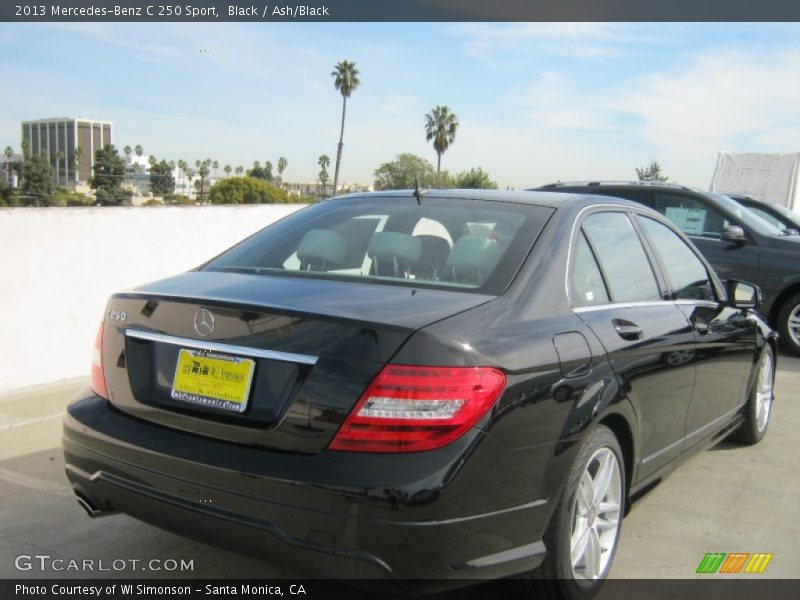 Black / Ash/Black 2013 Mercedes-Benz C 250 Sport