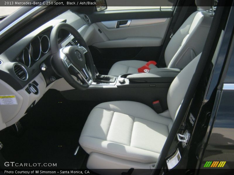 Black / Ash/Black 2013 Mercedes-Benz C 250 Sport