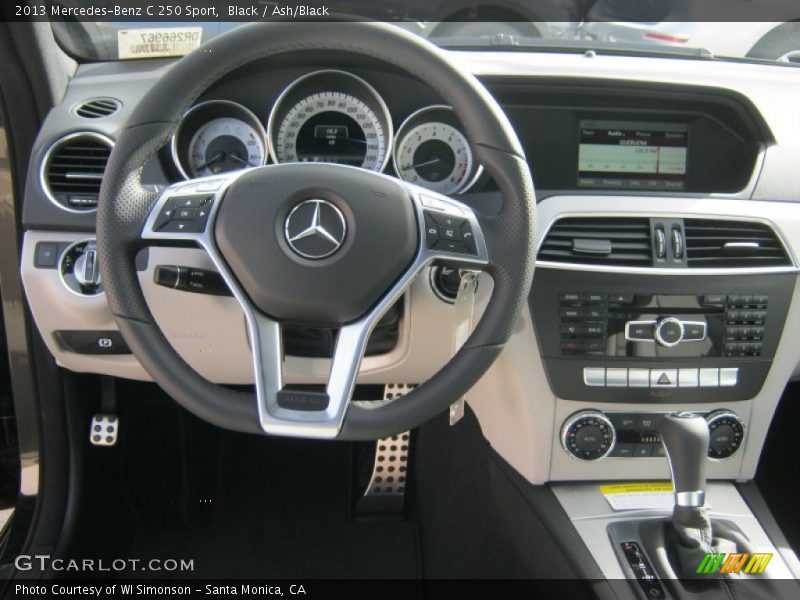 Black / Ash/Black 2013 Mercedes-Benz C 250 Sport
